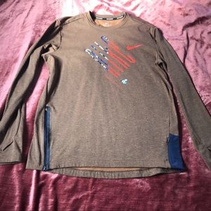 Nike dri fit crew sweater / thermal trail ultra